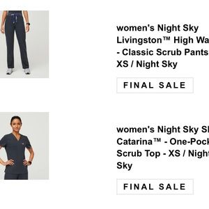 Night sky XS high waisted pants and XS top